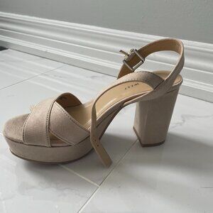Nine West Suede Sandal Heels | Never Worn